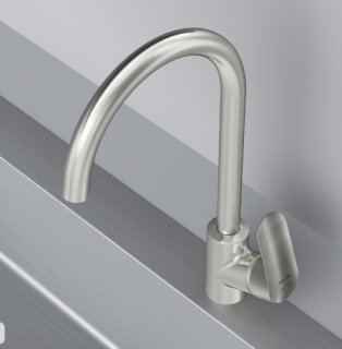 Am.Pm LIKE F8007711  Смеситель для кухни (сатин), с каналом для питьевой воды